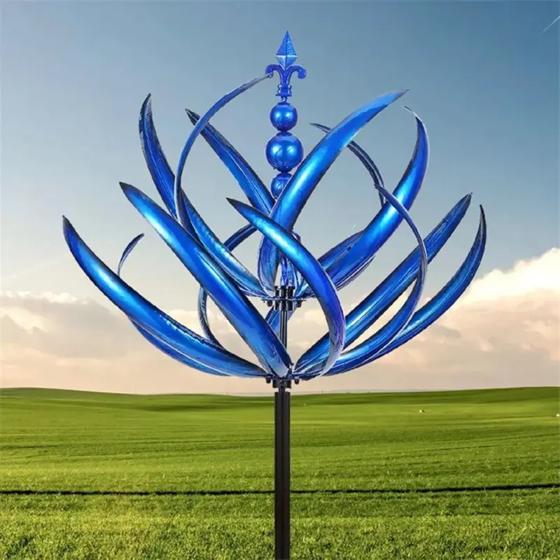 BreezeArt Metal Windmill Sculpture tag1