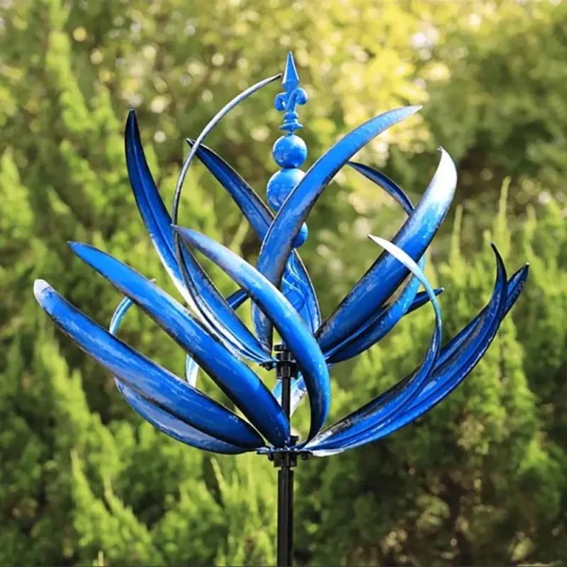 BreezeArt Metal sculpture windmill