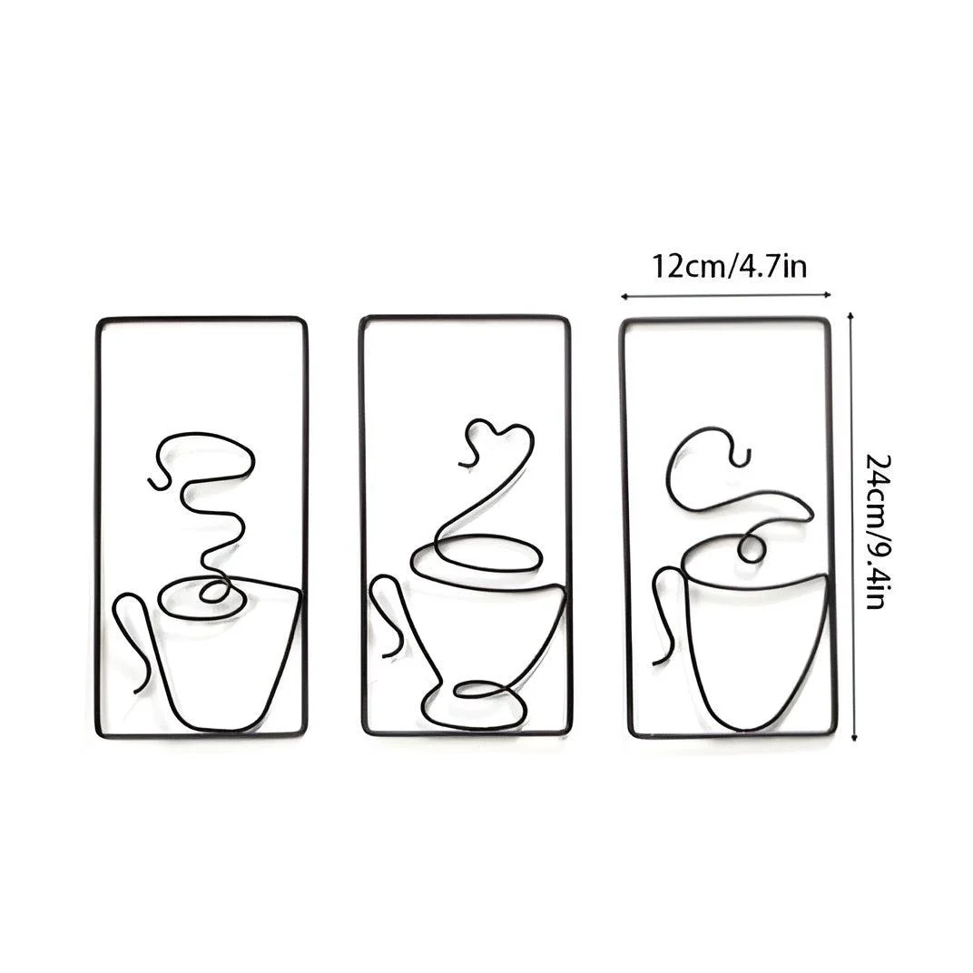Brewtiful Cups - Aesthetic Coffee Mug Wall Art for Creative Room Design -  - #tag1#