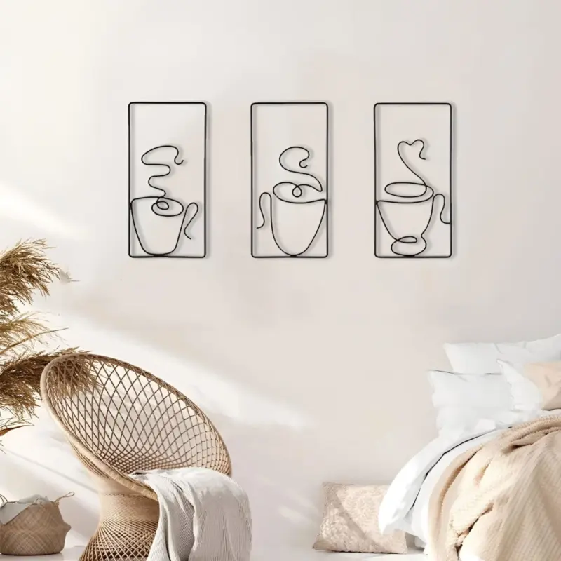 Brewtiful Cups Aesthetic Coffee Mug Wall Art for Creative Room Design tag1