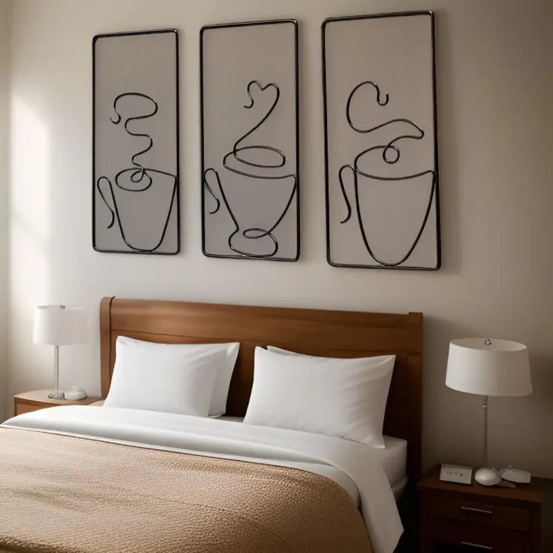 Brewtiful Cups Aesthetic Coffee Mug Wall Art for Creative Room Design tag1