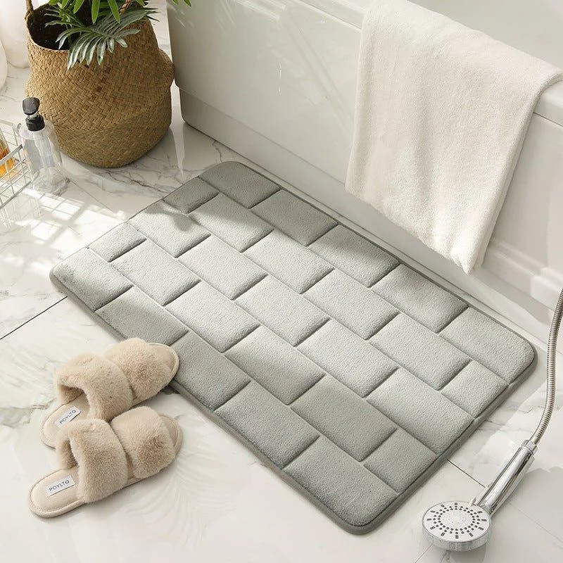 Brickwork Pattern Bathroom Mat -