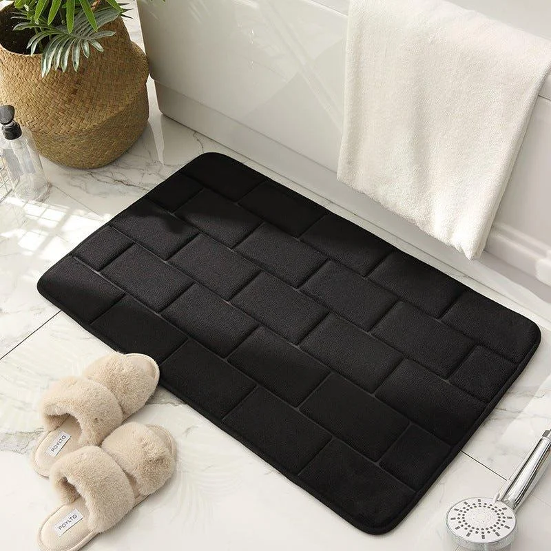 Brickwork Pattern Bathroom Mat -