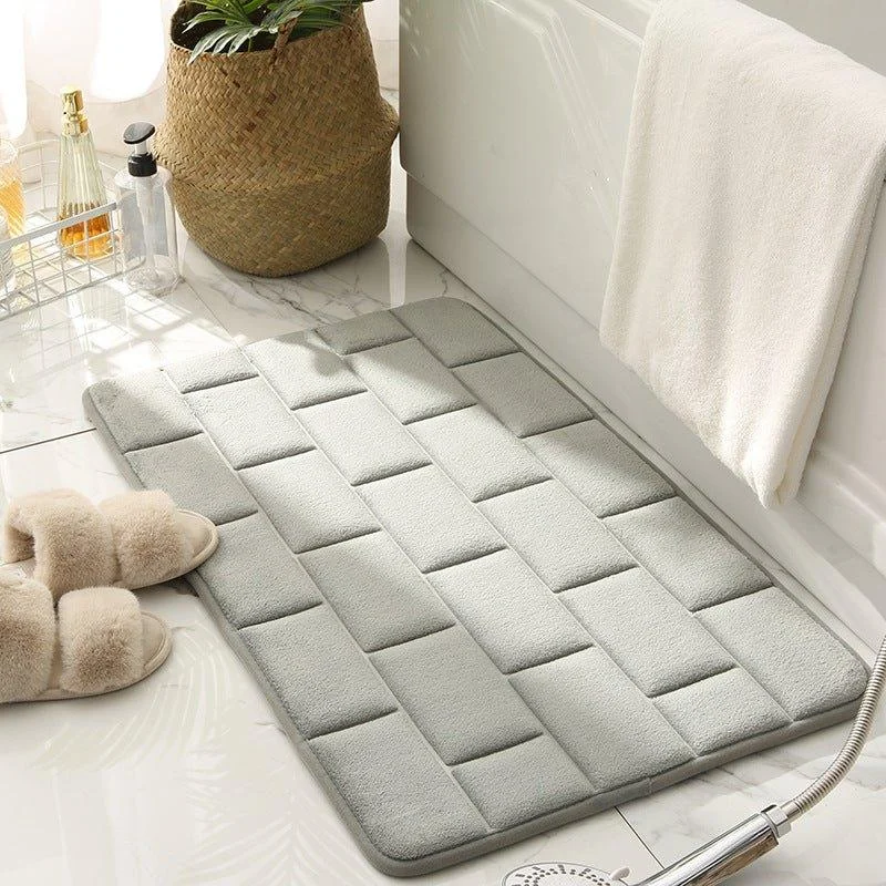 Brickwork Pattern Bathroom Mat -