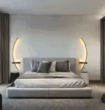 BrightArc Wall Light Curved Wall Light LED Arc Line Bedside Wall Lamp tag1