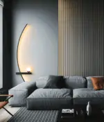 BrightArc Wall Light Curved Wall Light LED Arc Line Bedside Wall Lamp tag1