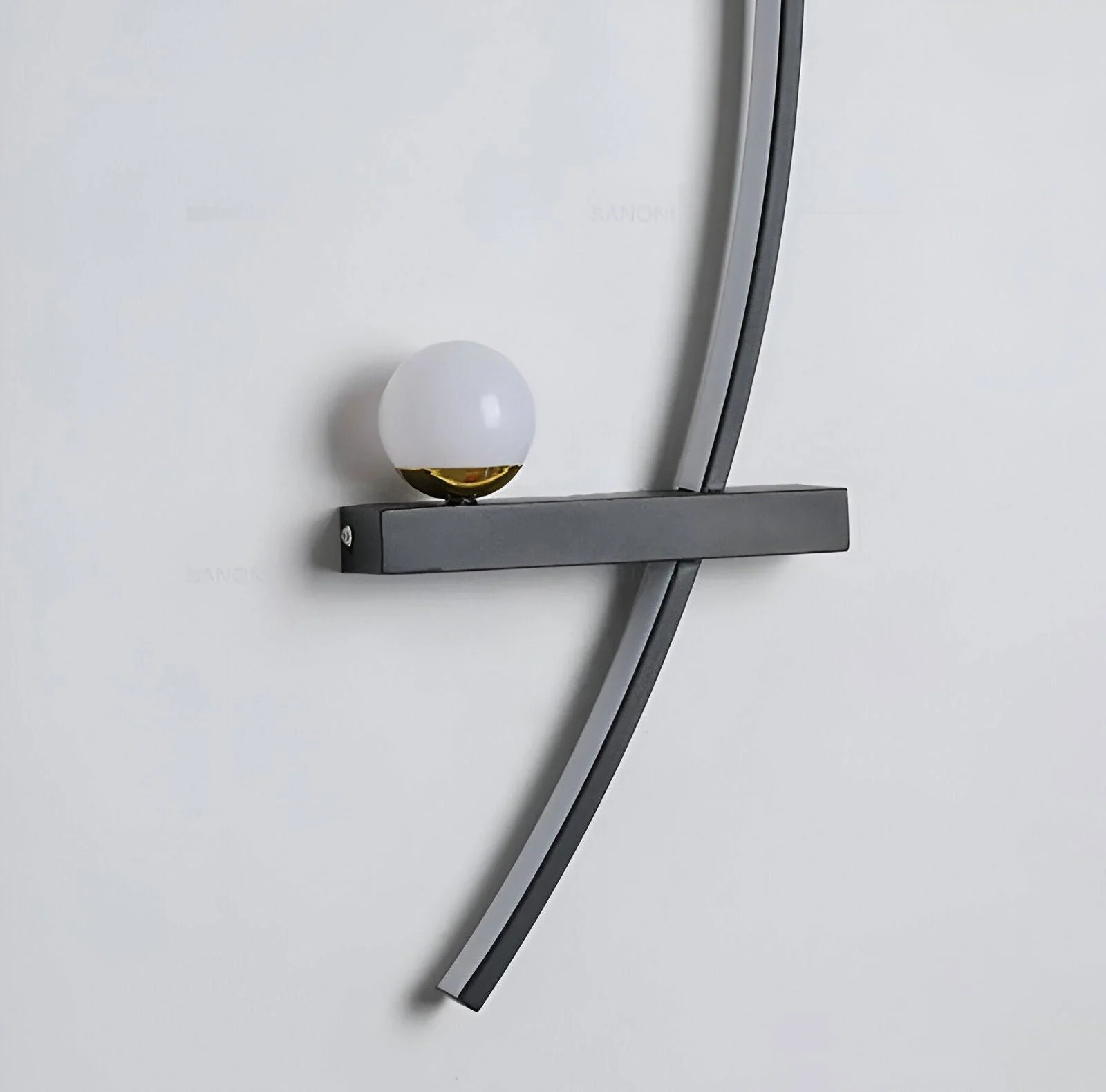 BrightArc Wall Light - Curved Wall Light LED - Arc Line Bedside Wall Lamp -  - #tag1#