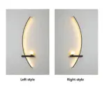 BrightArc Wall Light Curved Wall Light LED Arc Line Bedside Wall Lamp tag1