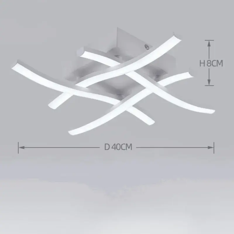 BrightEase LED Ceiling Lamp Modern Design Dimmable 24W Tri color Light tag1
