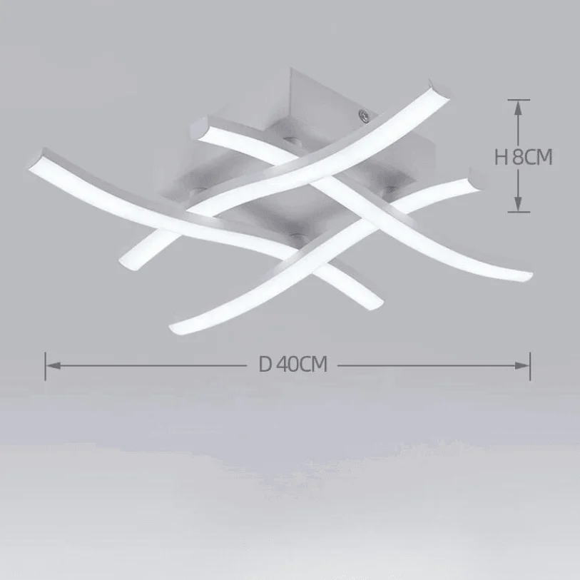 BrightEase LED Ceiling Lamp - Modern Design, Dimmable, 24W, Tri-color Light -  - #tag1#