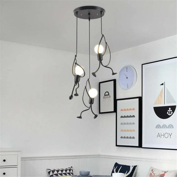 BrightHero - Retro wall lamp Iron Man for a striking interior -  - #tag1#