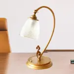BrightLux Lamp with vintage gold metal night light tag1
