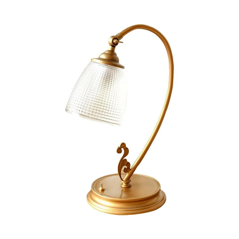 BrightLux - Lamp with vintage gold metal night light -  - #tag1#