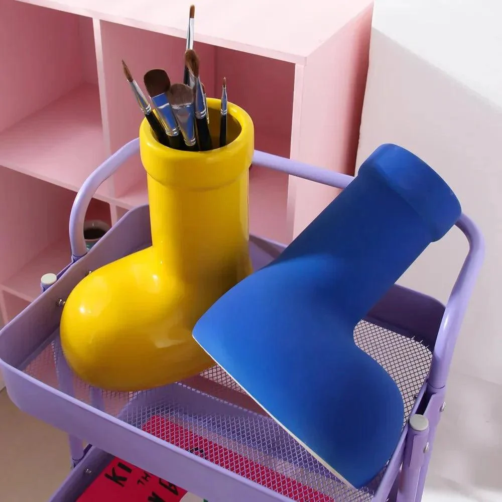 Bright Ceramic Wellington Boot Vase -  - #tag1#