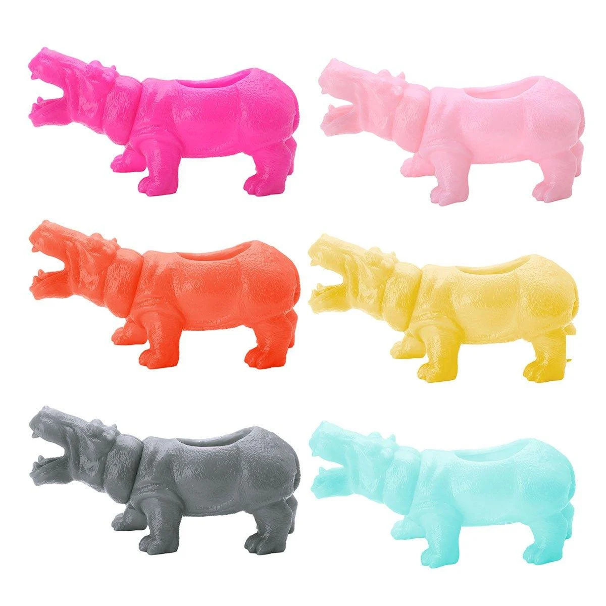 Bright & Colourful Dinosaur Succulent Plant Pot -  - #tag1#