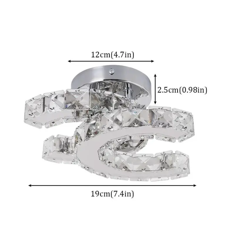 Bright Crystals Ceiling Lamp Chandelier tag1
