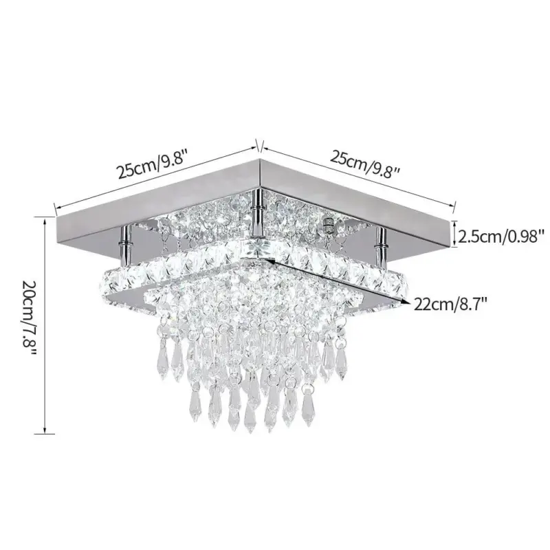 Bright Crystals Ceiling Lamp Chandelier tag1