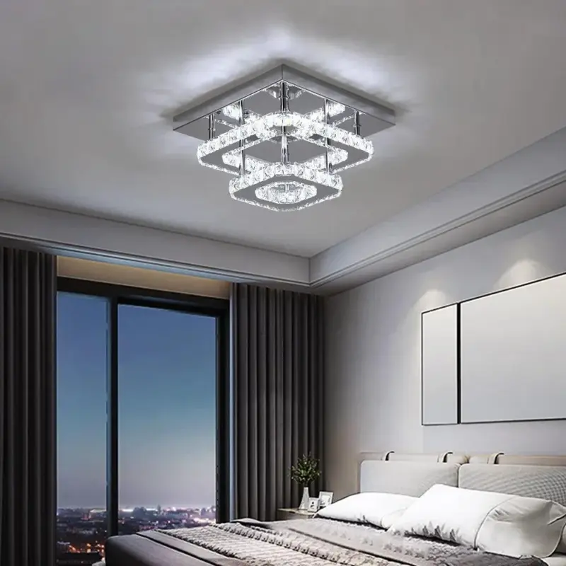 Bright Crystals Ceiling Lamp Chandelier tag1