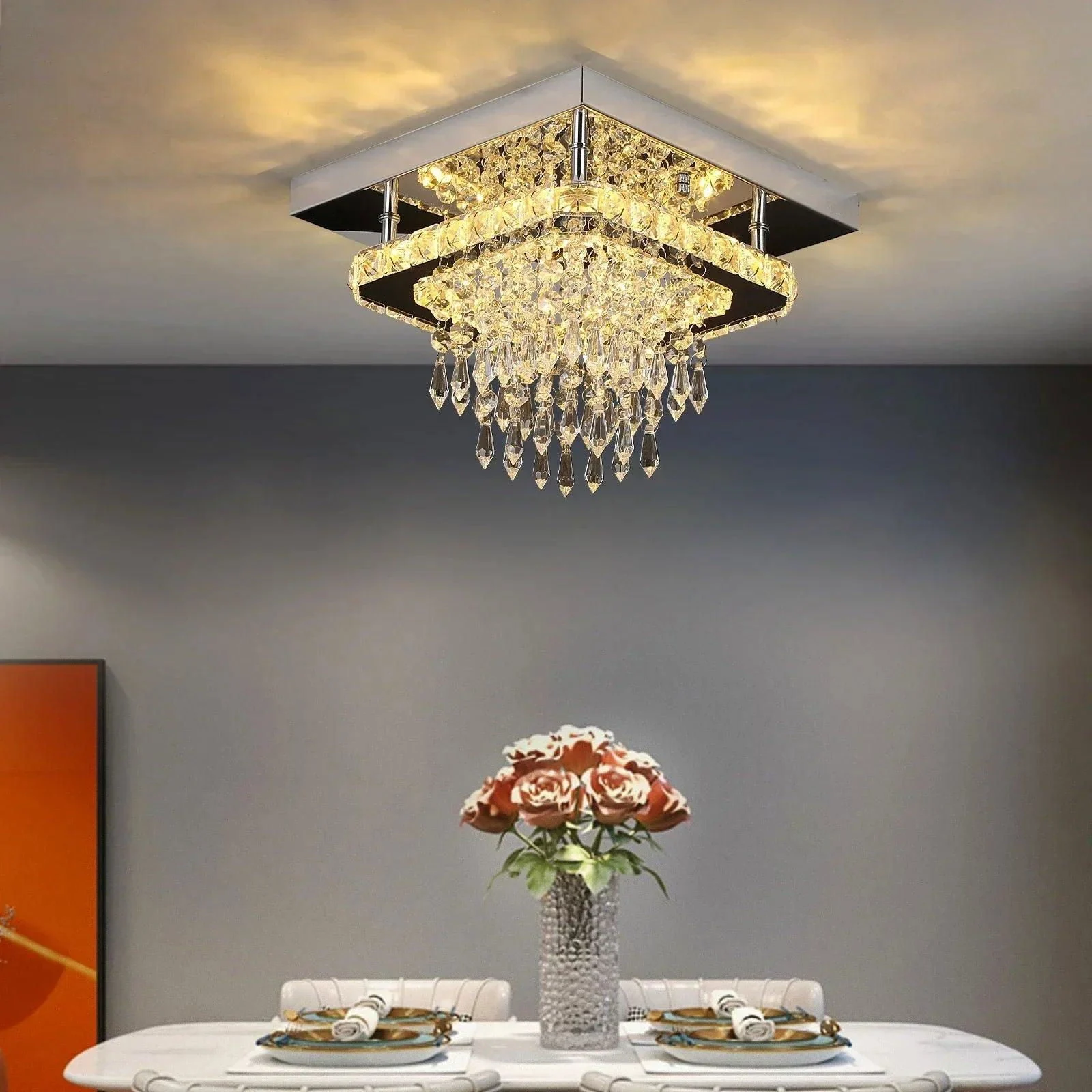 Bright Crystals Ceiling Lamp Chandelier -  - #tag1#