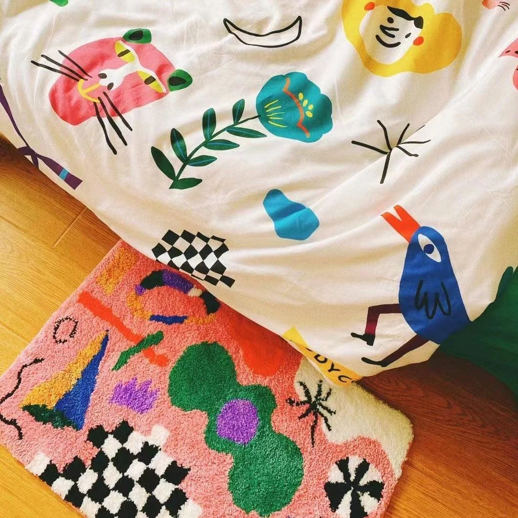 Bright and Happy Room Door Mat -  - #tag1#