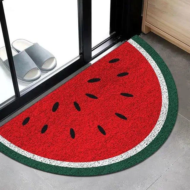 Brightly Coloured Printed Rainbow and Watermelon Doormat -  - #tag1#