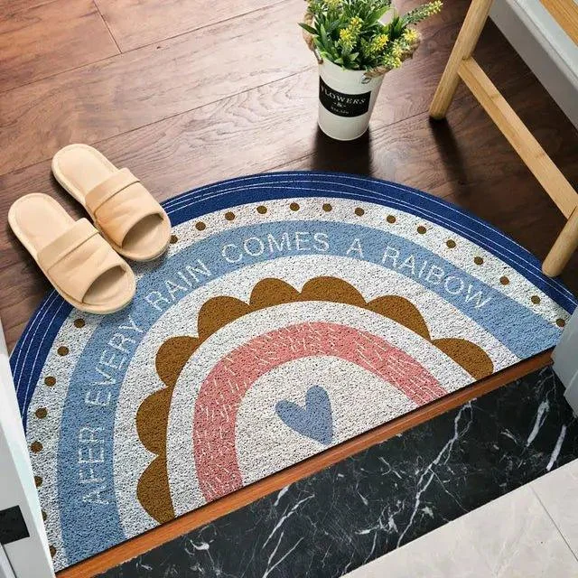 Brightly Coloured Printed Rainbow and Watermelon Doormat -  - #tag1#