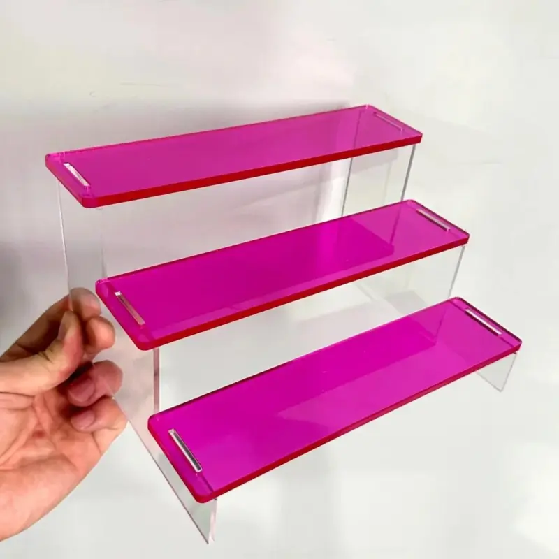 Brightly Coloured Three Layer Display Stand tag1