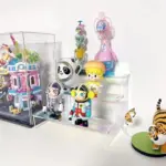 Brightly Coloured Three Layer Display Stand tag1