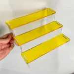 Brightly Coloured Three Layer Display Stand tag1