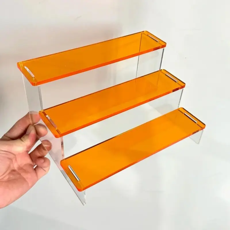 Brightly Coloured Three Layer Display Stand tag1