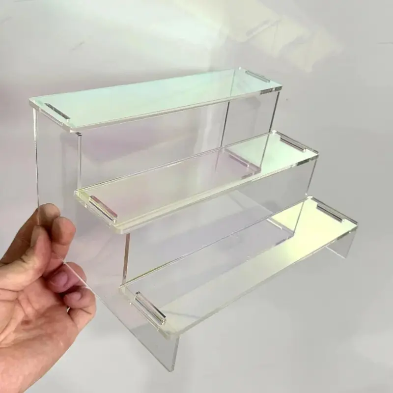 Brightly Coloured Three Layer Display Stand tag1