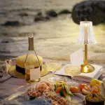Brilliance LED Retro Table Lamp USB rechargeable tag1