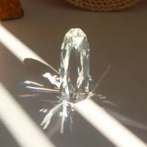 Bring Positive Energy to Your Home with this Colorful Crystal Prism Ornament!