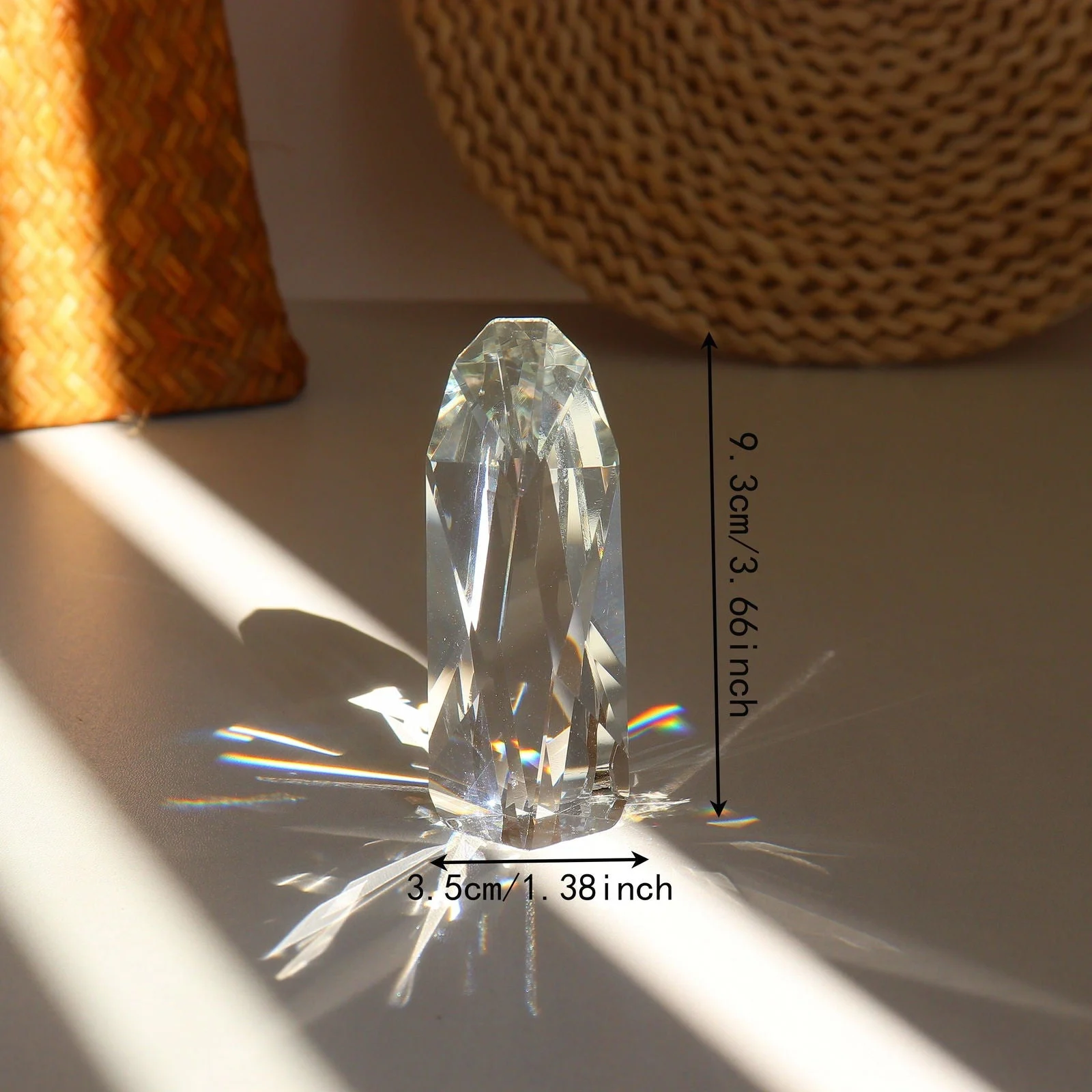 Bring Positive Energy to Your Home with this Colorful Crystal Prism Ornament! -  - #tag1#