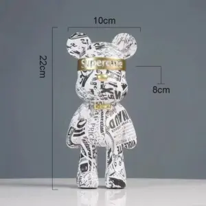 BrollyBear - graffiti bear figure