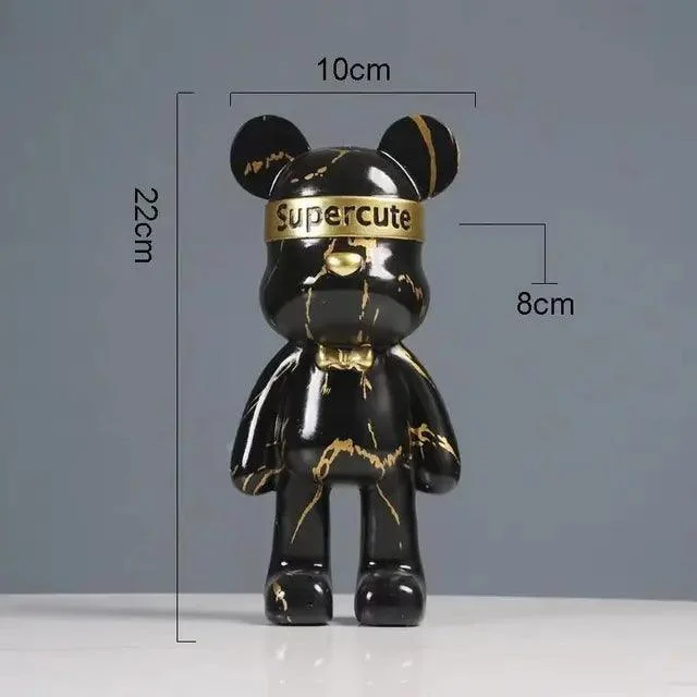 BrollyBear - graffiti bear figure -