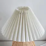 Brolly Pleated Table Lamp Retro Rattan Lamp Conical Table Lamp tag1