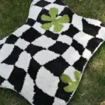 Brown_Checkered_Geometric_Mat_-_-_tag1_-4159228 Brown Checkered Geometric Mat tag1