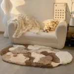 Brown Moss Hand Crafted Rug