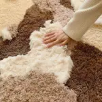 Brown Moss Hand Crafted Rug