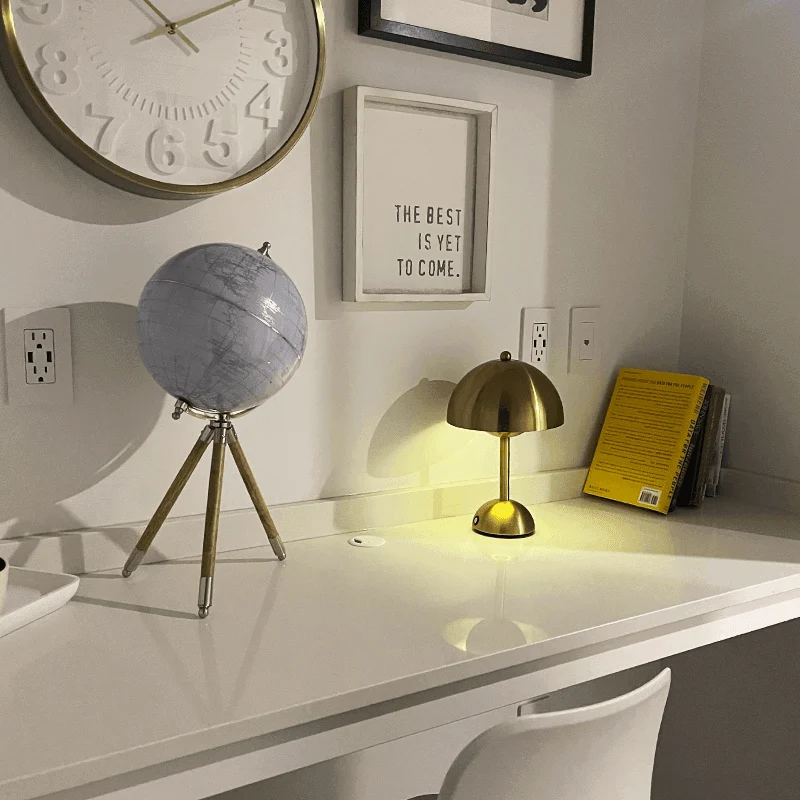 Brulee Modern Table Lamp Water Resistant Wireless and Rechargeable -  - #tag1#