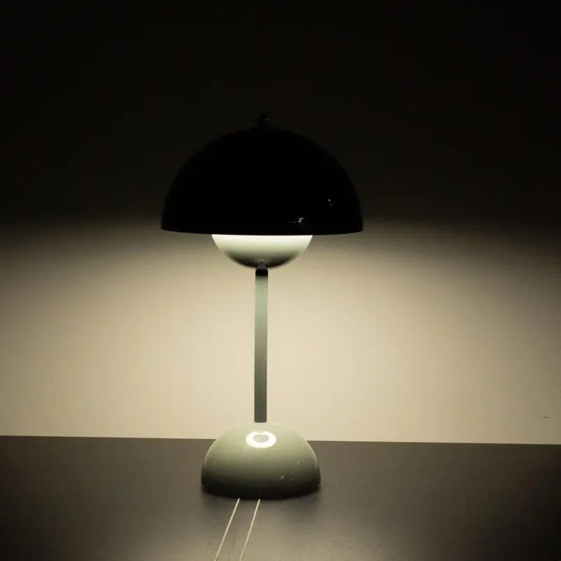 Brulee Modern Table Lamp Water Resistant Wireless and Rechargeable tag1