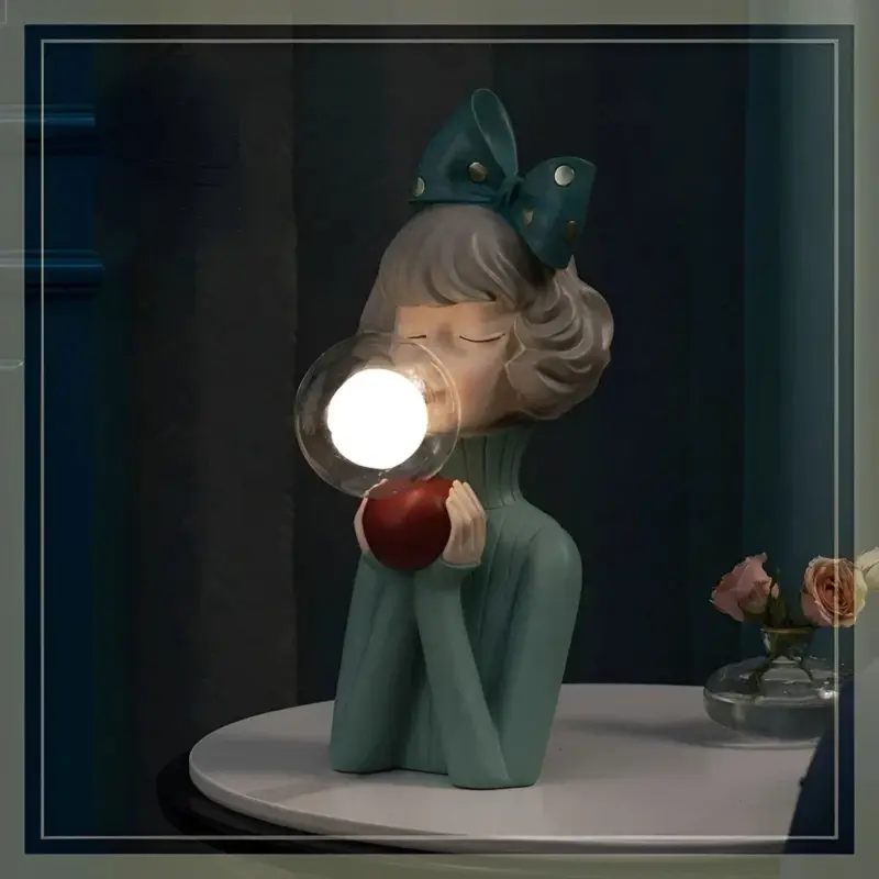 BubbleFairies Table Lamp Charming Quartet Cartoon Girls Statues tag1