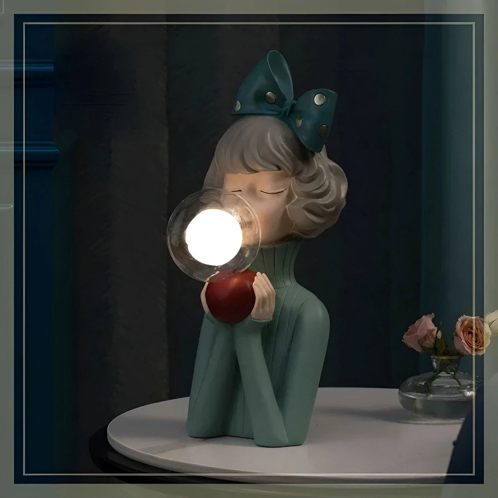 BubbleFairies Table Lamp - Charming Quartet Cartoon Girls Statues -  - #tag1#