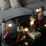 BubbleFairies Table Lamp Charming Quartet Cartoon Girls Statues tag1