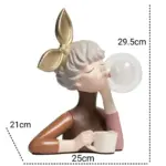 BubbleFairies Table Lamp Charming Quartet Cartoon Girls Statues tag1