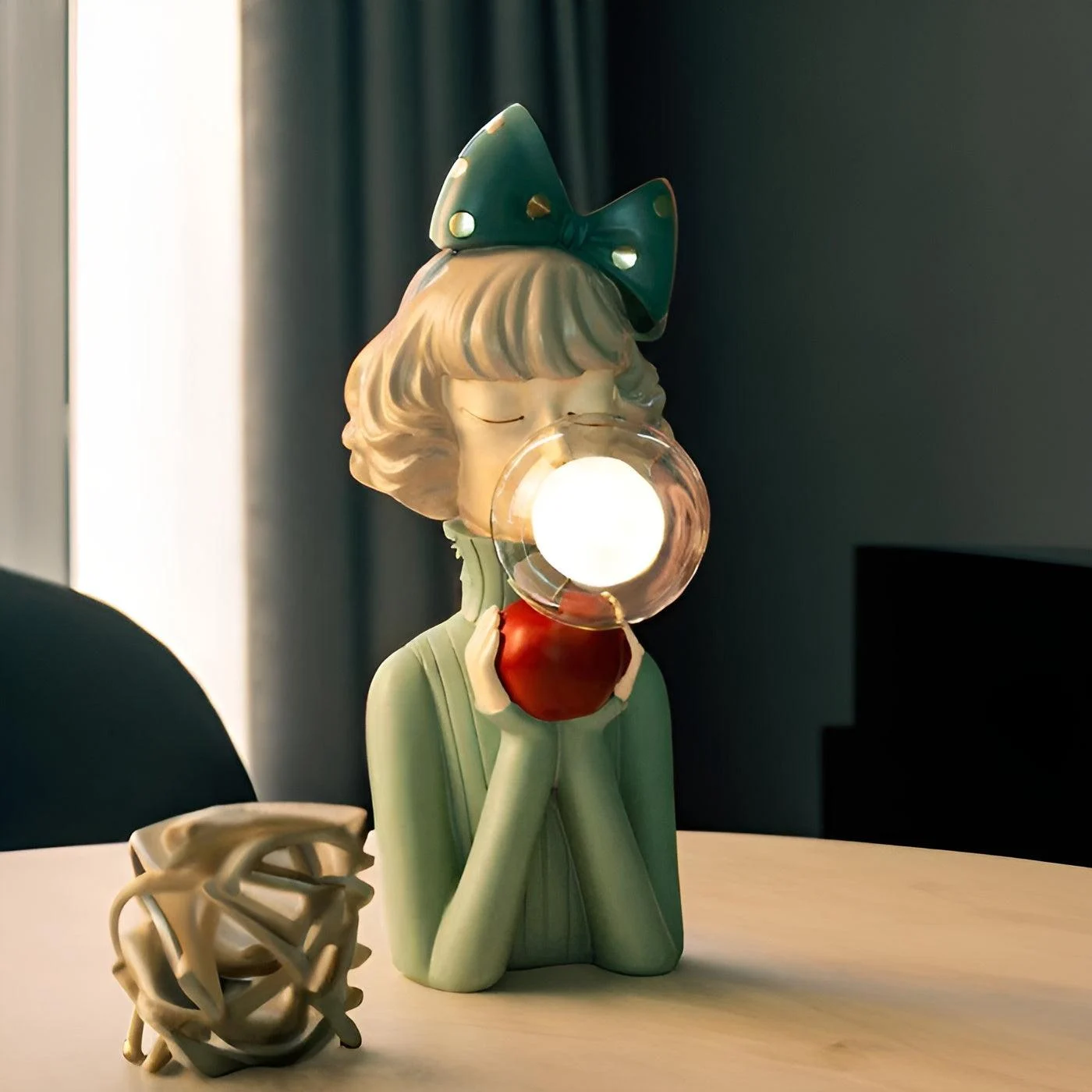 BubbleFairies Table Lamp - Charming Quartet Cartoon Girls Statues -  - #tag1#