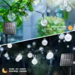BubbleOrb String Lights Solar Powered String Lights Outdoor String Lights tag1