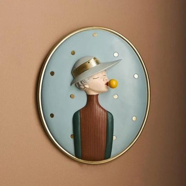 Bubble Girl 3D Wall Art Painting -