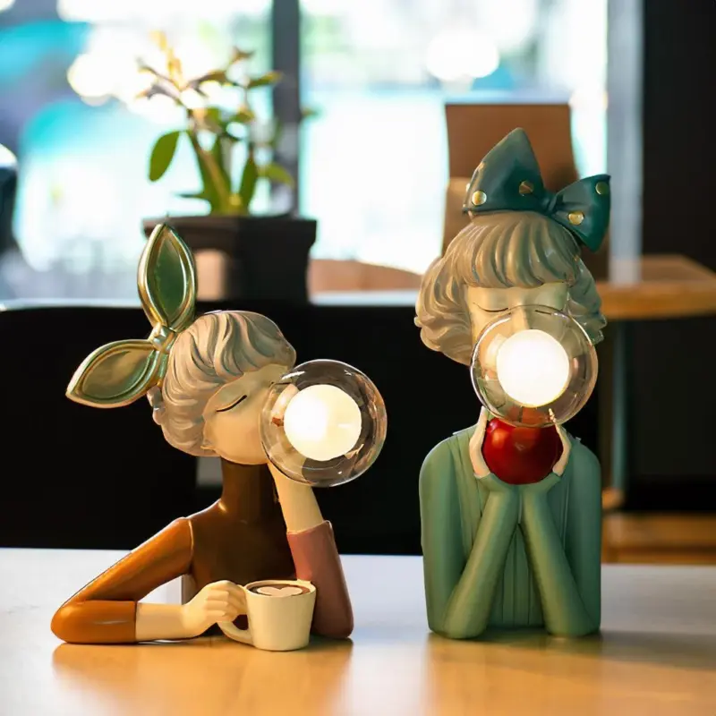 Bubble Girls Lamp Collection